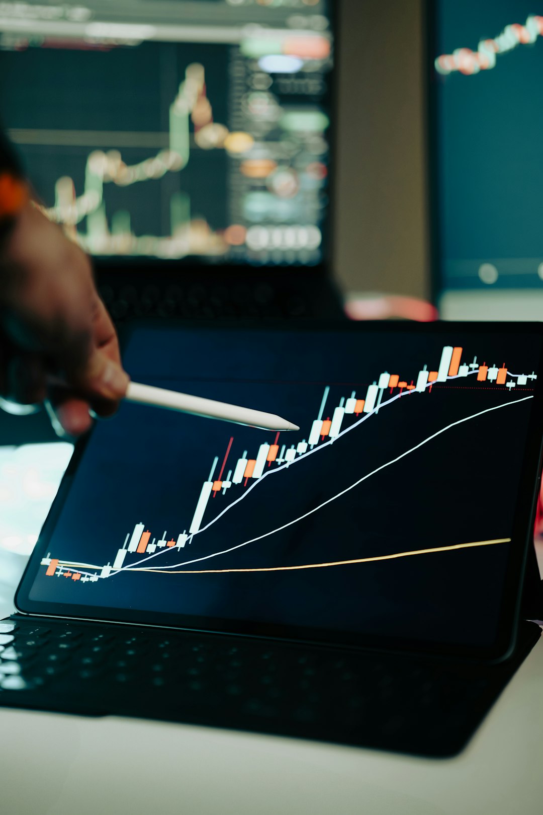 financial markets chart screen cryptocurrency exchange rate